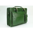 BELLI Design Bag "Verona" Leder Businesstasche grün