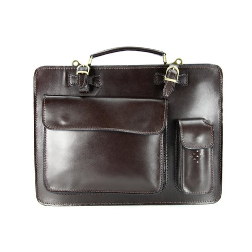 BELLI Design Bag "Verona" Leder Businesstasche braun