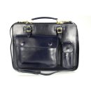 BELLI Design Bag "Verona" Leder Businesstasche dunkelblau