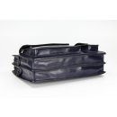 BELLI Design Bag "Verona" Leder Businesstasche dunkelblau