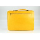 BELLI Design Bag "Verona" Leder Businesstasche gelb