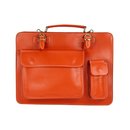 BELLI Design Bag "Verona" Leder Businesstasche orange