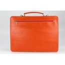 BELLI Design Bag "Verona" Leder Businesstasche orange