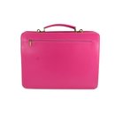 BELLI Design Bag "Verona" Leder Businesstasche fuchsia pink