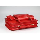 BELLI Design Bag "Verona" Leder Businesstasche rot