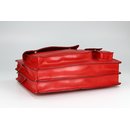 BELLI Design Bag "Verona" Leder Businesstasche rot