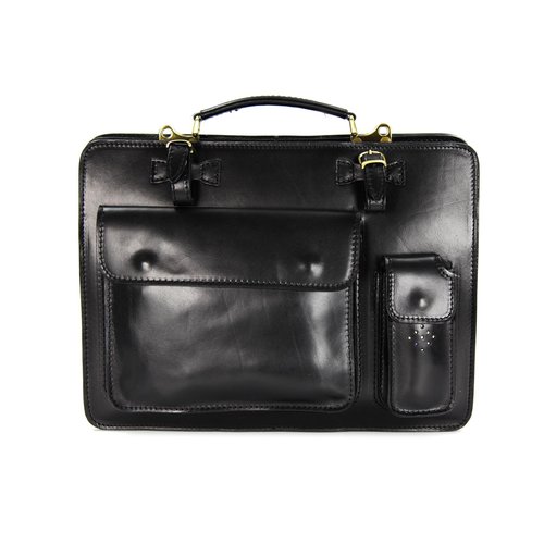 BELLI Design Bag "Verona" Leder Businesstasche schwarz