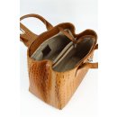 BELLI Ledertasche cognac kroko