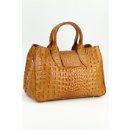 BELLI Ledertasche cognac kroko