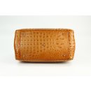 BELLI Ledertasche cognac kroko