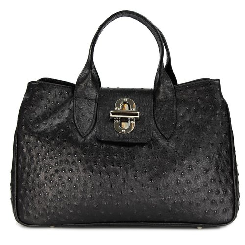 BELLI Ledertasche schwarz strauss