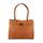 BELLI Leder Henkeltasche cognac kroko