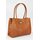 BELLI Leder Henkeltasche cognac kroko