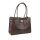 BELLI Leder Henkeltasche braun kroko