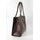 BELLI Leder Henkeltasche braun kroko