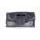 BELLI "City Clutch" Nappa Leder Handtasche blau