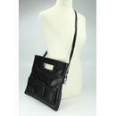 BELLI "City Clutch" Nappa Leder Handtasche schwarz