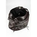 BELLI ital. Nappa Leder Shopper braun