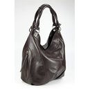 BELLI ital. Nappa Leder Shopper braun