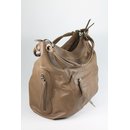 Belli ital. XXL Nappa Leder Shopper taupe schlamm