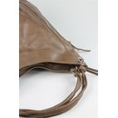 Belli ital. XXL Nappa Leder Shopper taupe schlamm