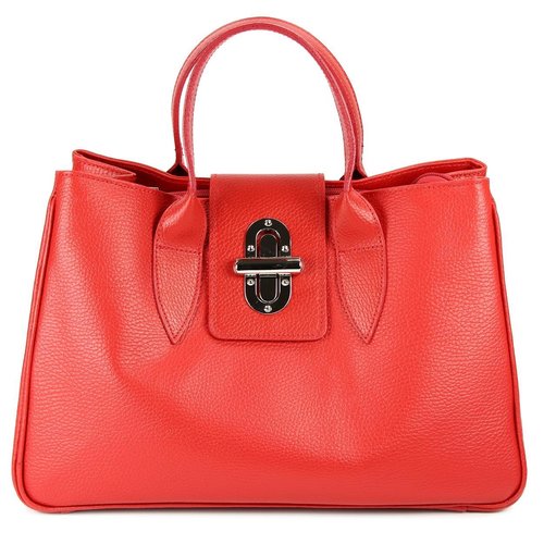 BELLI Ledertasche rot glatt