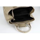 BELLI Ledertasche taupe strauss