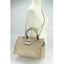 BELLI Ledertasche taupe strauss