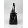 BELLI "The Bag" XL Ledertasche schwarz lack kroko