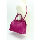 BELLI "The Bag XL" Ledertasche pink strauss