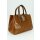 BELLI Ledertasche cognac lack kroko