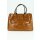 BELLI Ledertasche cognac lack kroko