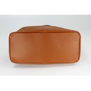 BELLI "Modena" mittelgrosser Nappaleder Shopper cognac