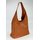 BELLI "Modena" mittelgrosser Nappaleder Shopper cognac