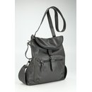 BELLI Nappa Leder Rucksack Backpack "London" grau