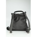 BELLI Nappa Leder Rucksack Backpack "London" grau