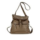 BELLI Nappa Leder Rucksack Backpack "London" taupe