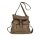 BELLI Nappa Leder Rucksack Backpack "London" taupe