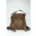 BELLI Nappa Leder Rucksack Backpack "London" taupe