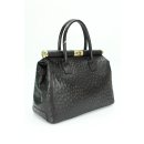 BELLI "The Bag XL" Ledertasche schwarz strauss