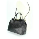 BELLI "The Bag XL" Ledertasche schwarz strauss