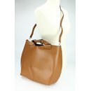 BELLI Designer Ledertasche Henkeltasche cognac braun