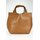 BELLI Designer Ledertasche Henkeltasche cognac braun