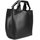 BELLI Designer Ledertasche Henkeltasche schwarz