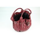 BELLI "Globe Bag" Ledertasche bordeaux