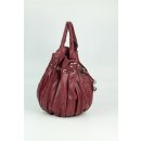 BELLI "Globe Bag" Ledertasche bordeaux