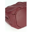 BELLI ital. Nappa Leder Shopper bordeaux rot