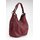 BELLI ital. Nappa Leder Shopper bordeaux rot