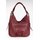 BELLI ital. Nappa Leder Shopper bordeaux rot