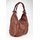 BELLI ital. Nappa Leder Shopper maronen braun